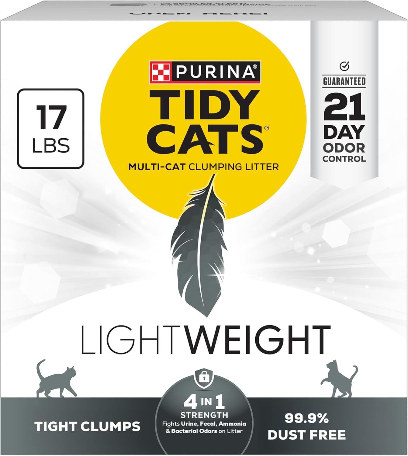 Purina  Lightweight 4-In-1 Strength Clumping Cat Litter
